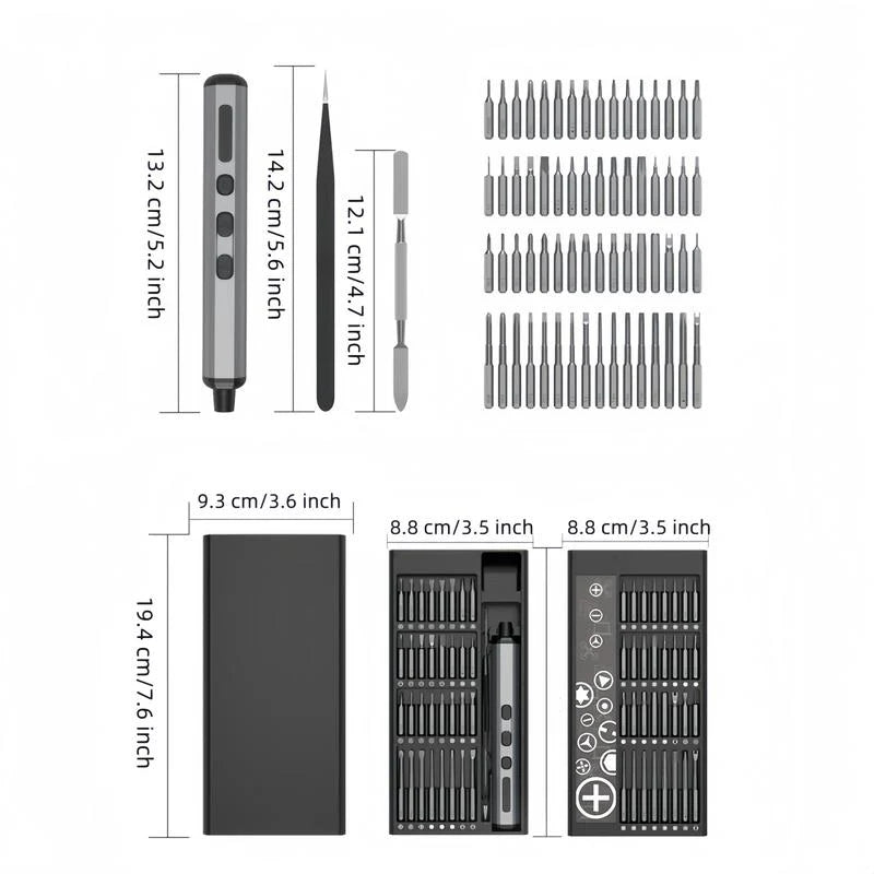 68 In 1 Mini Precision Electric Screwdriver Set