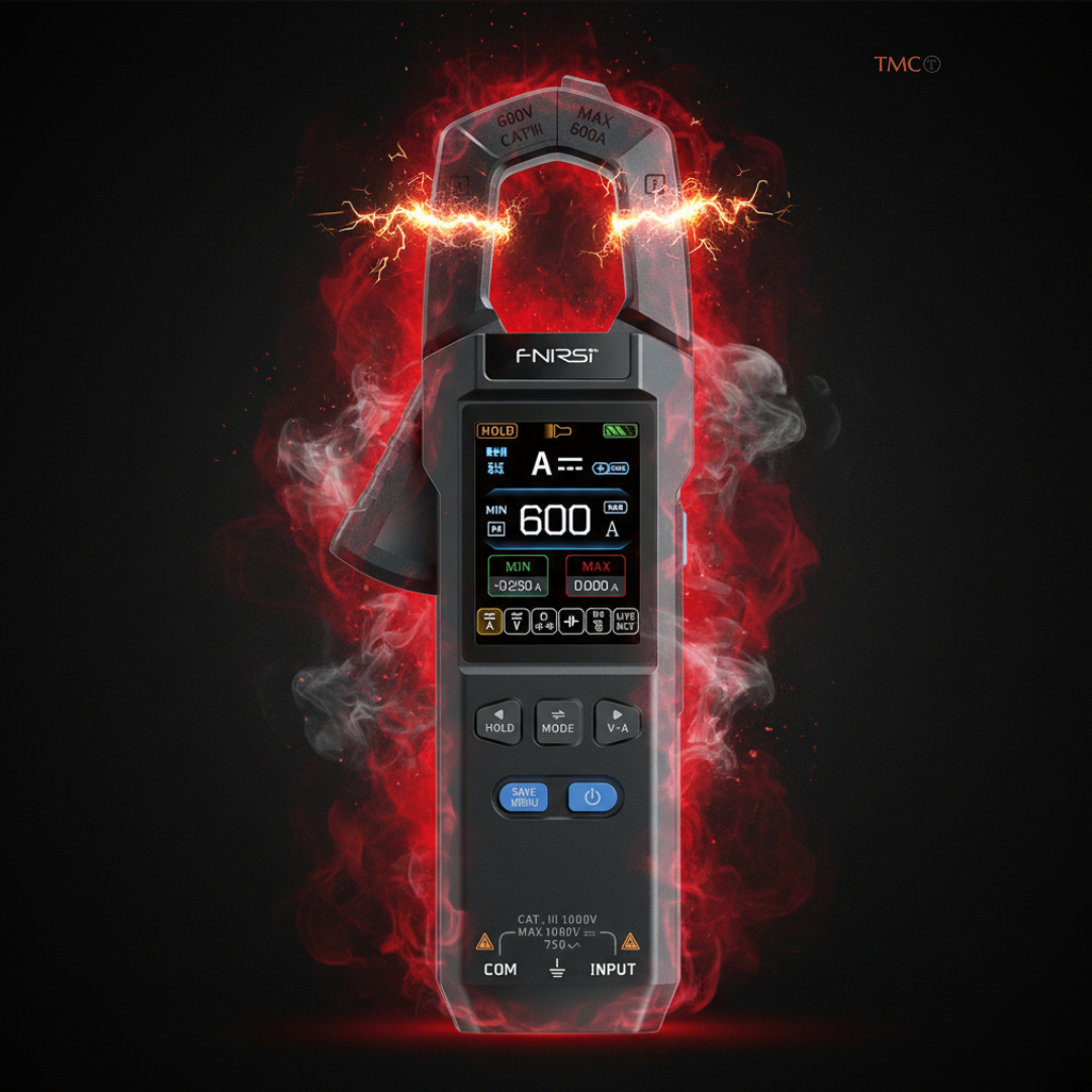 Tool Masters Co – 600A AC/DC Clamp Meter | 10,000 Counts | FNIRSI DMC-100