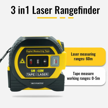 Tool Masters Co.™ Digital Measuring Laser Tape